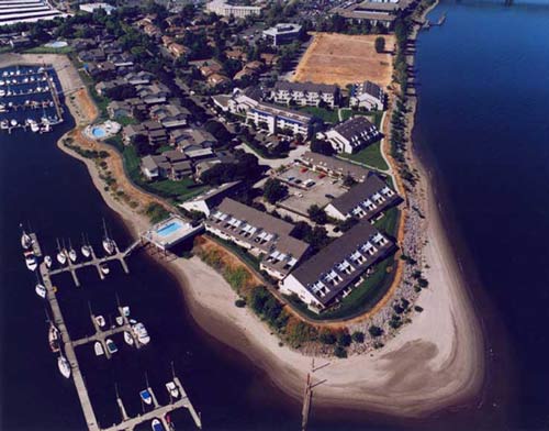 aerial photo of Hayden Bay
